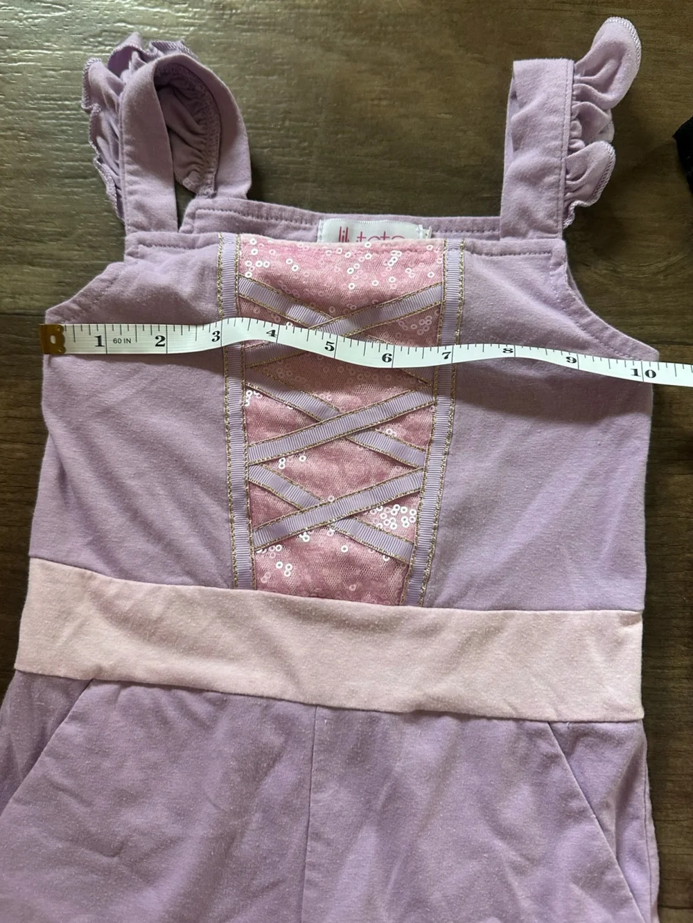 Lilytots princess and Minnie themed rompers size 3-4